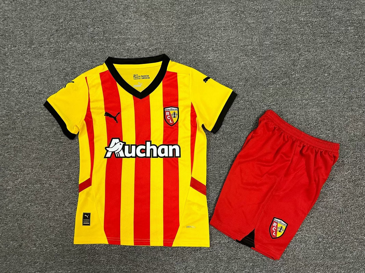 RC Lens Home 24/25 Kids Kit (Includes Shorts)