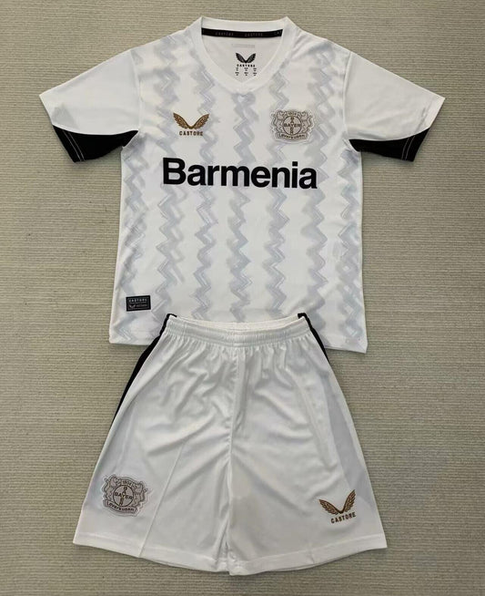 Leverkusen Away 24/25 Kids Kit (Includes Shorts)