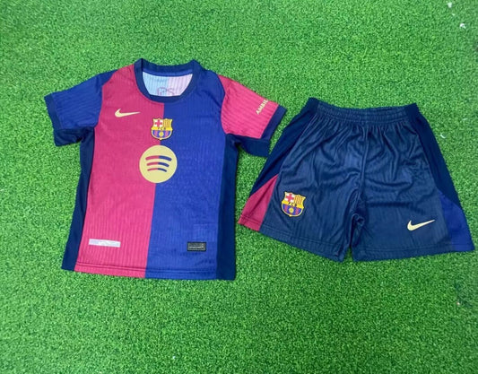 Barça Home 24/25 Kids Kit (Includes Shorts)