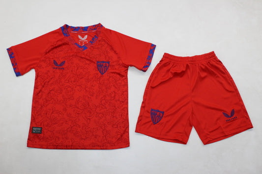 Sevilla Away 24/25 Kids Kit (Includes Shorts)