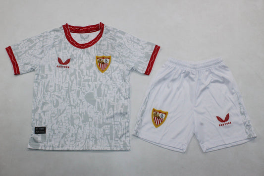 Sevilla Home 24/25 Kids Kit (Includes Shorts)