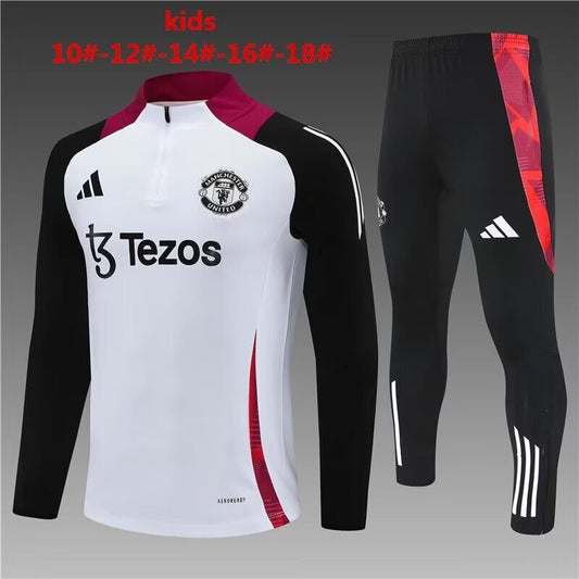 Man Utd. GK White 24/25 Kids Kit (Includes Shorts)