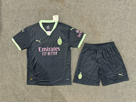 AC Milan 3rd 24/25 Kids Kit (Includes Shorts)