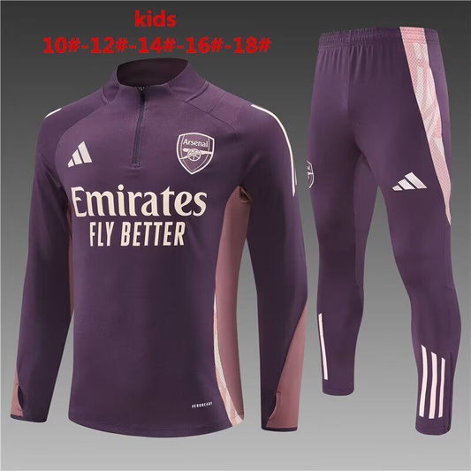 Arsenal GK Purple 24/25 Kids Kit (Includes Shorts)