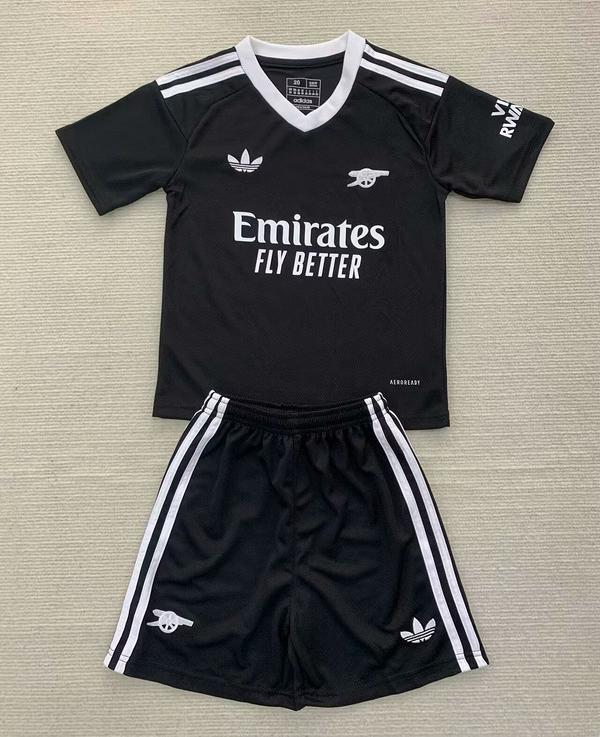 Arsenal GK Black 24/25 Kids Kit (Includes Shorts)