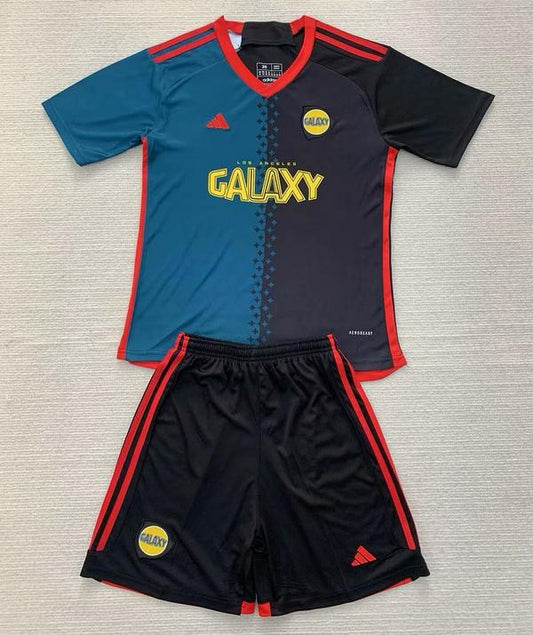 Los Angeles Galaxy 3rd 24/25 Kids Kit (Includes Shorts)