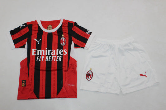 AC Milan 24/25 Kids Kit (Includes Shorts)