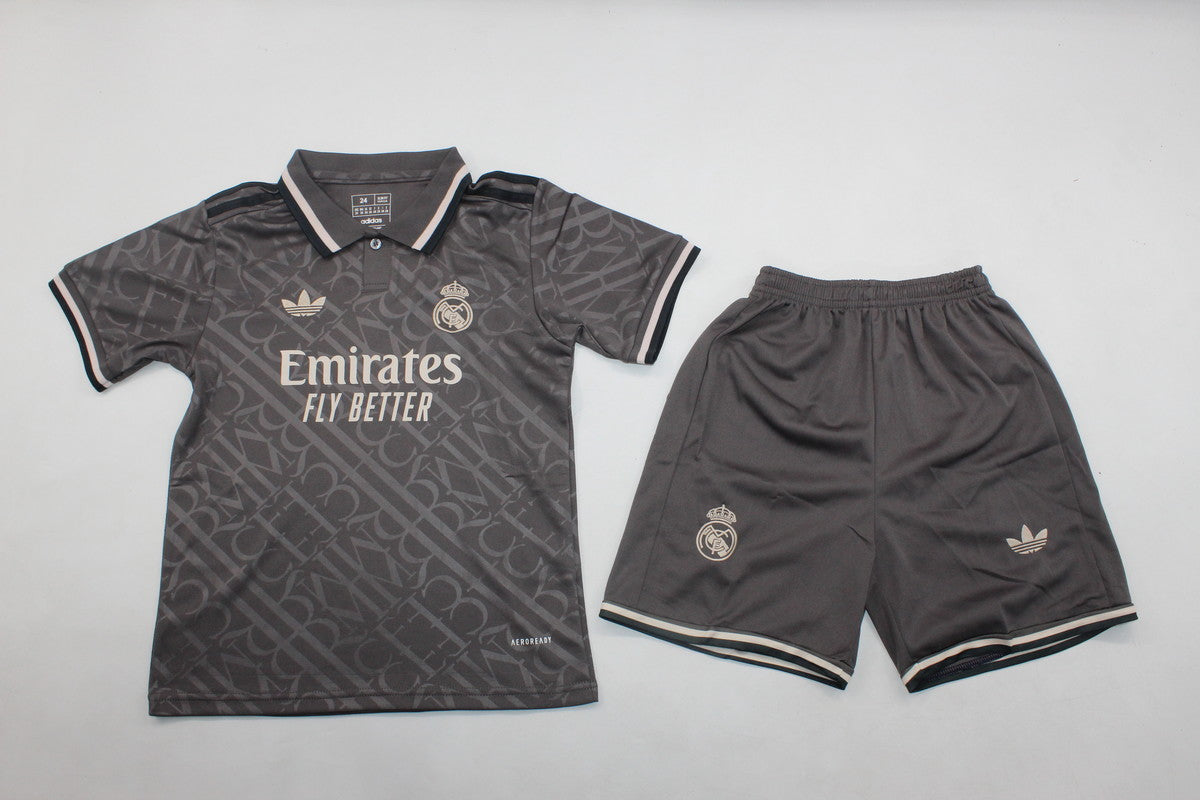 R. Madrid 3rd 24/25 Kids Kit (Includes Shorts)