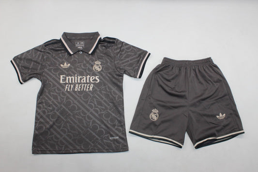 R. Madrid 3rd 24/25 Kids Kit (Includes Shorts)