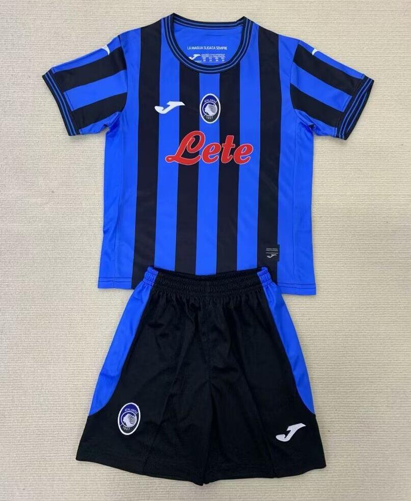 Atalanta Home 24/25 Kids Kit (Includes Shorts)