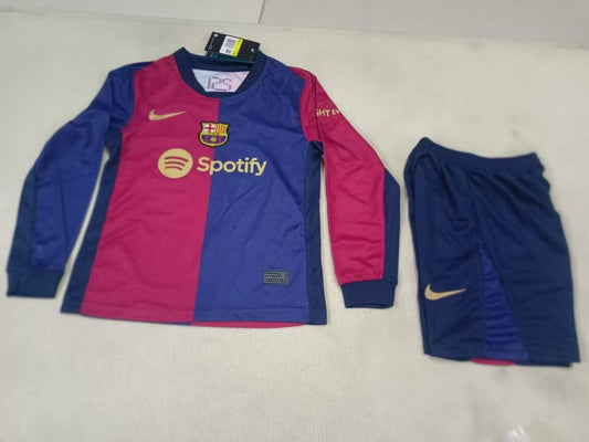 Barça 24/25 Kids Kit (Includes Shorts)