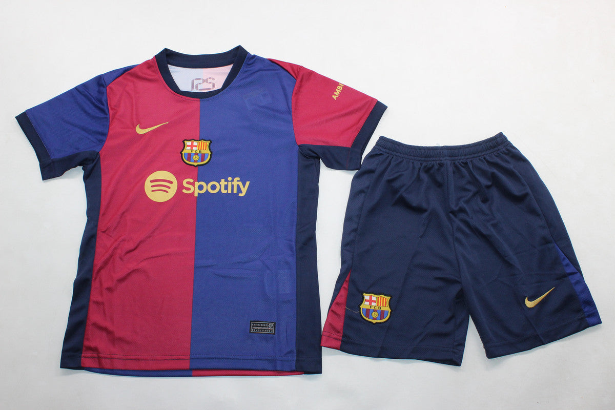 Barça 24/25 Kids Kit (Includes Shorts)