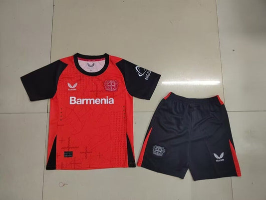 Leverkusen 24/25 Kids Kit (Includes Shorts)