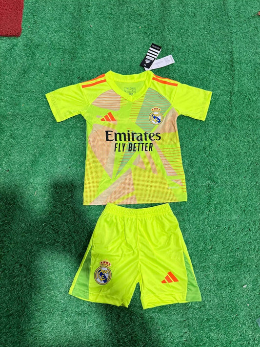 R. Madrid Fluorescent 24/25 Kids Kit (Includes Shorts)