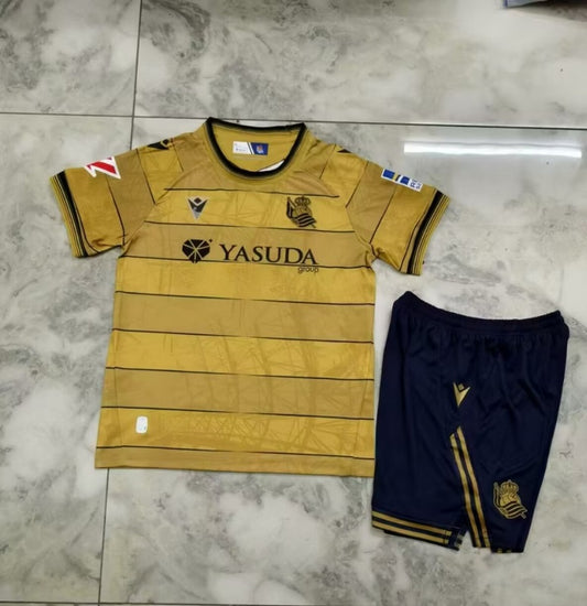 Real Sociedad Away 24/25 Kids Kit (Includes Shorts)