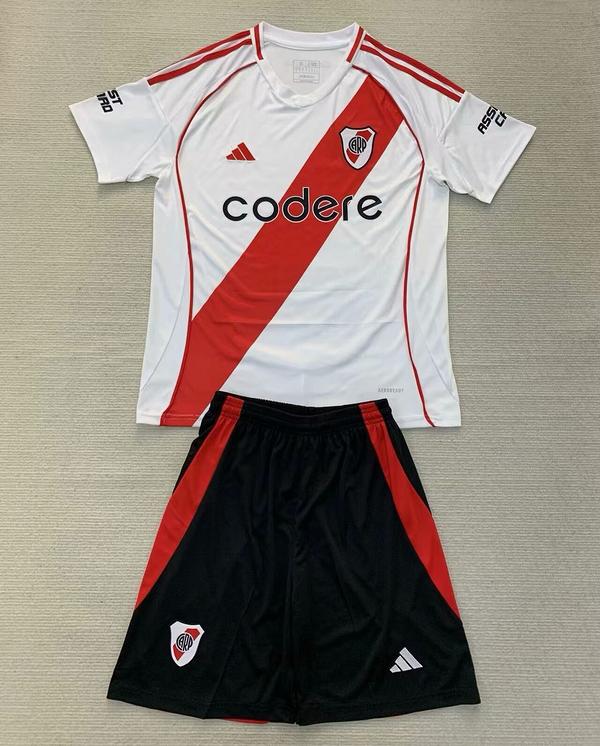 River Plate Home 24/25 Kids Kit (Includes Shorts)