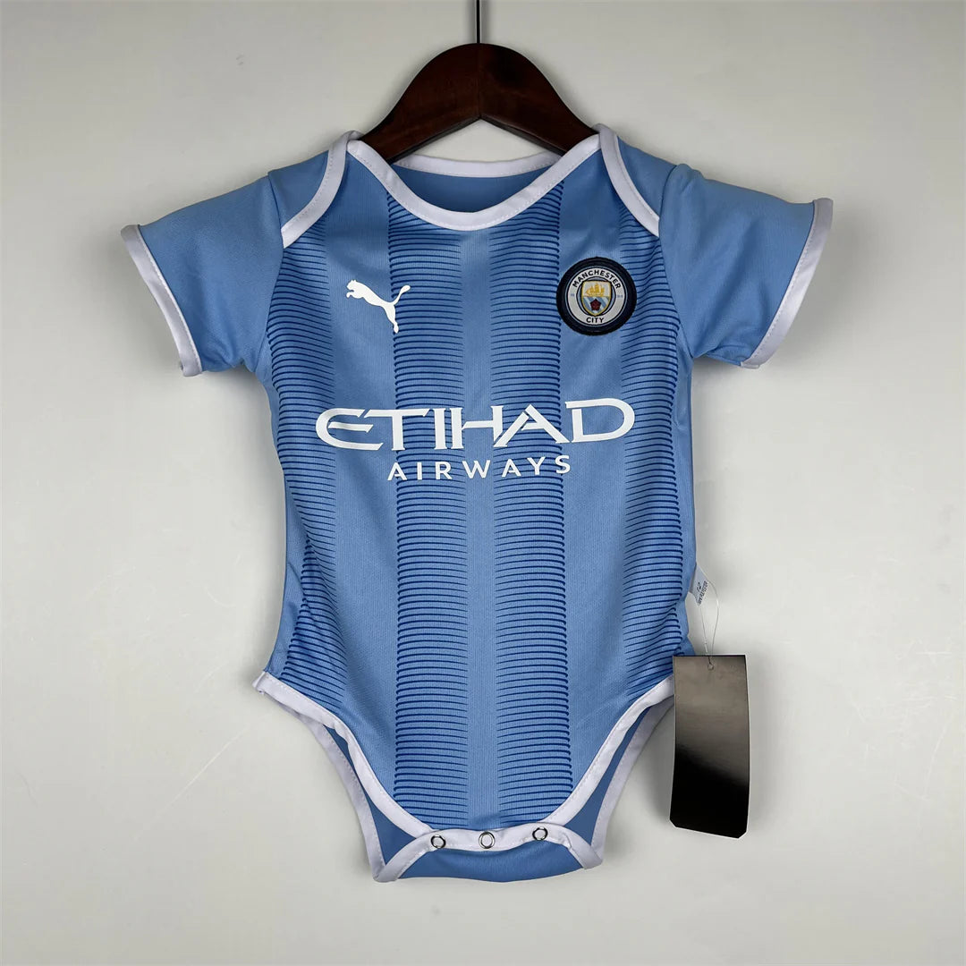 Man City Home 23/24 Baby Kit