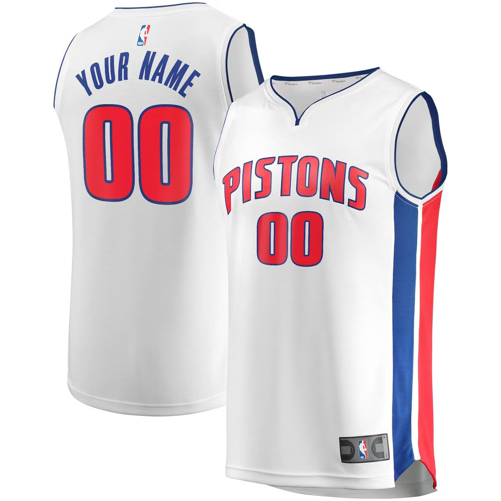 Detroit Pistons Jersey White 1