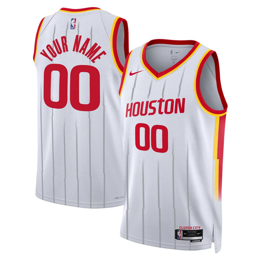 Houston Rockets Jersey White 2