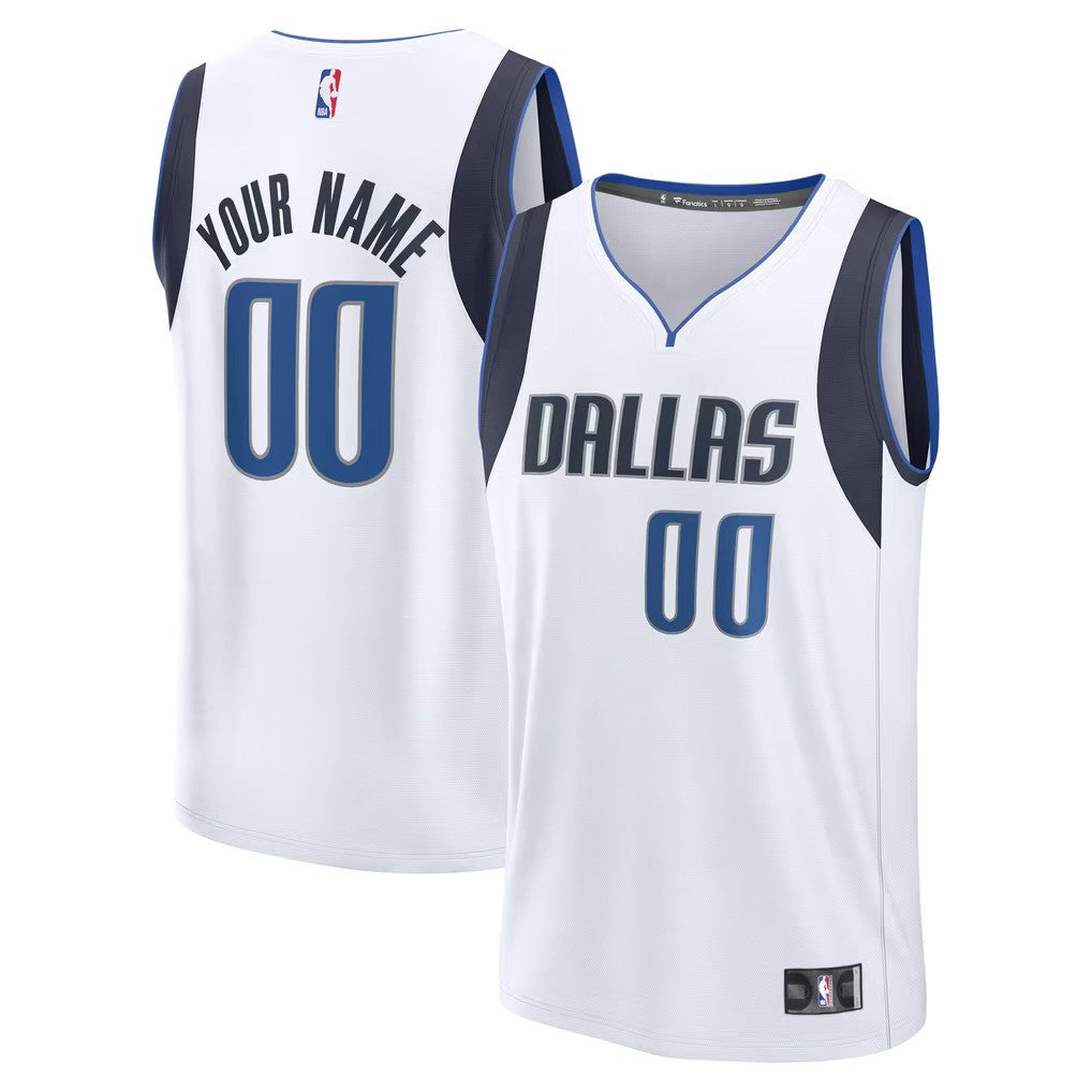 Dallas Mavericks Jersey White 1