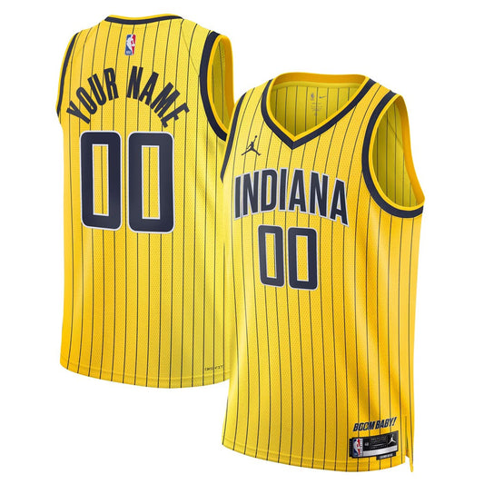 Indians Pacers Jersey Gold 1