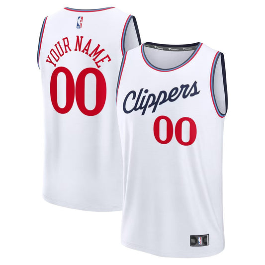 LA Clippers Jersey White 1