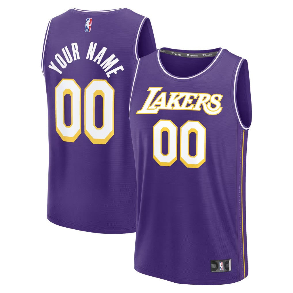 Los Angeles Lakers Jersey Purple 1
