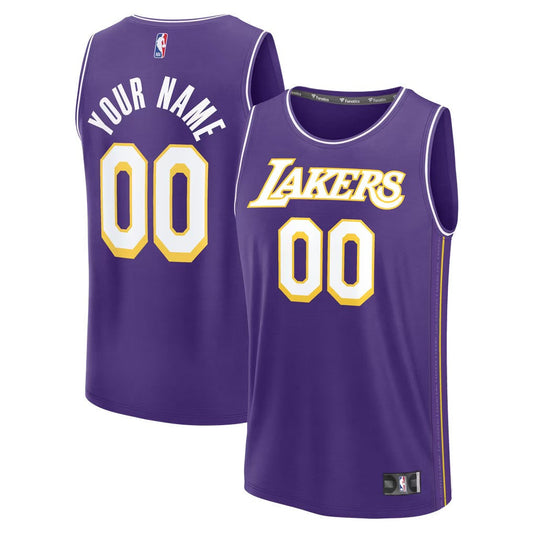 Los Angeles Lakers Jersey Purple 1