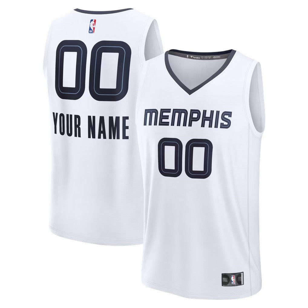 Memphis Grizzlies Jersey White 1