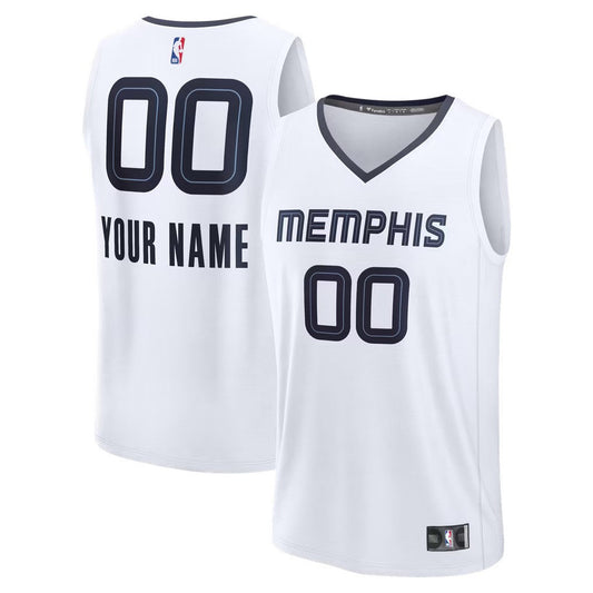 Memphis Grizzlies Jersey White 1