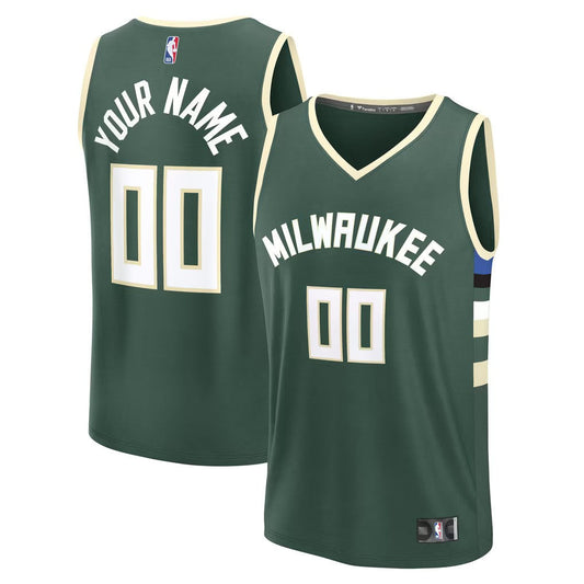 Milwaukee Bucks Jersey Green 1