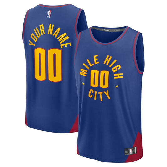 Denver Nuggets Jersey Blue 1