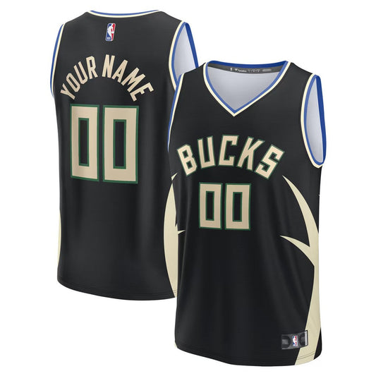 Milwaukee Bucks Jersey Black 1