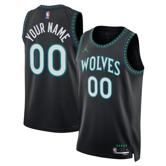 Minnesota Timberwolves Jersey Black 1
