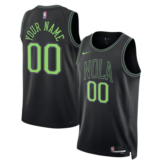 New Orleans Pelicans Jersey Black 1