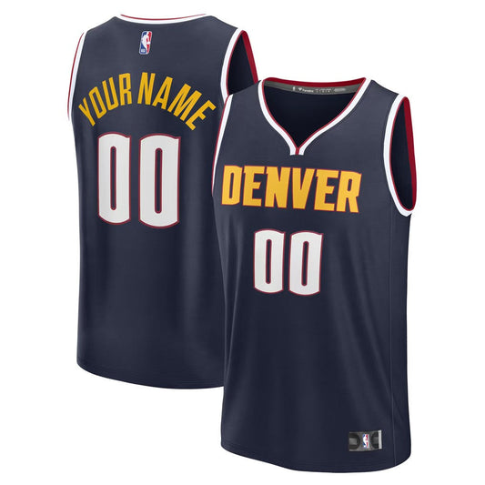 Denver Nuggets Jersey Navy 1