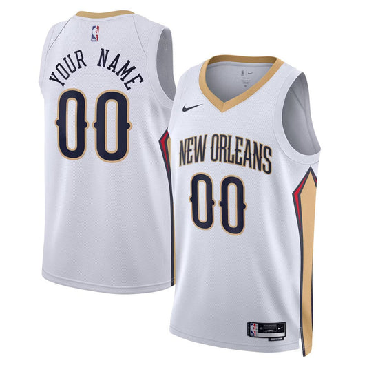 New Orleans Pelicans Jersey White 2