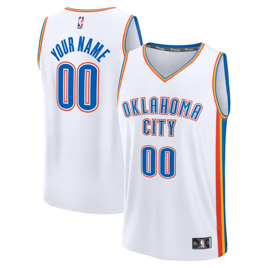 Oklahoma City Thunder Jersey White 1