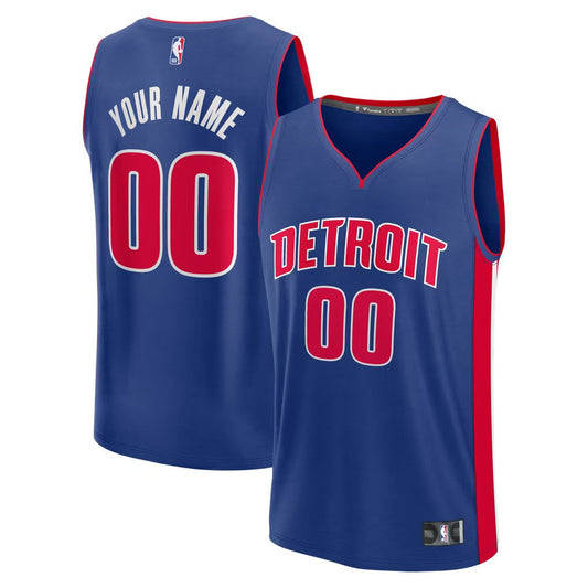 Detroit Pistons Jersey Blue 1