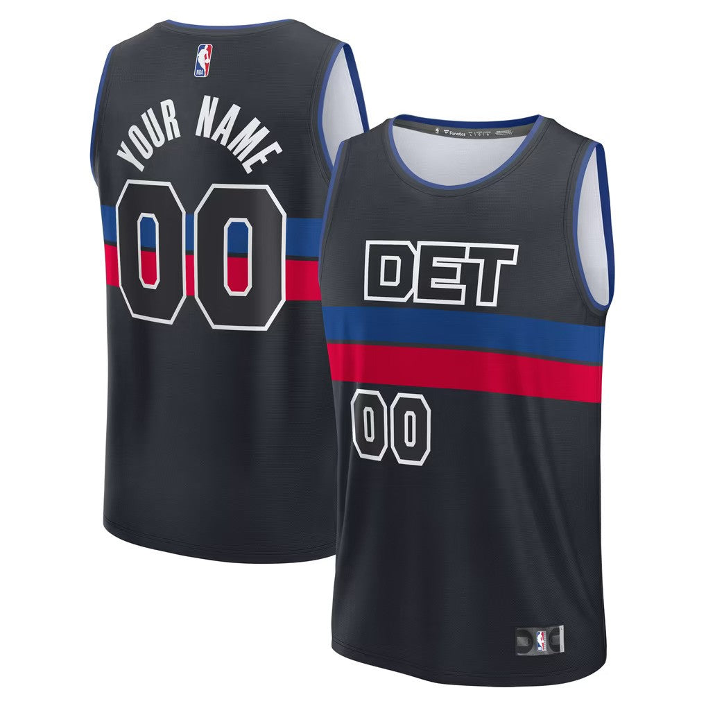 Detroit Pistons Jersey Black 1
