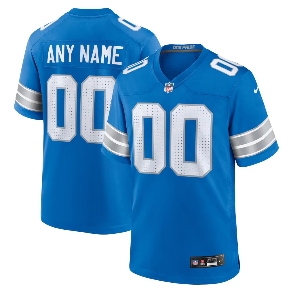 Detroit Lions Jersey Blue 1