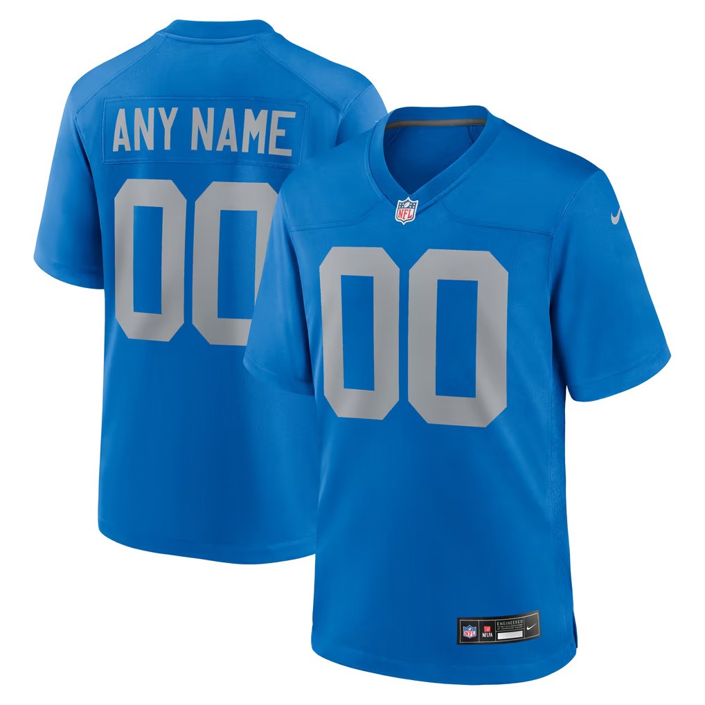Detroit Lions Jersey Blue 2
