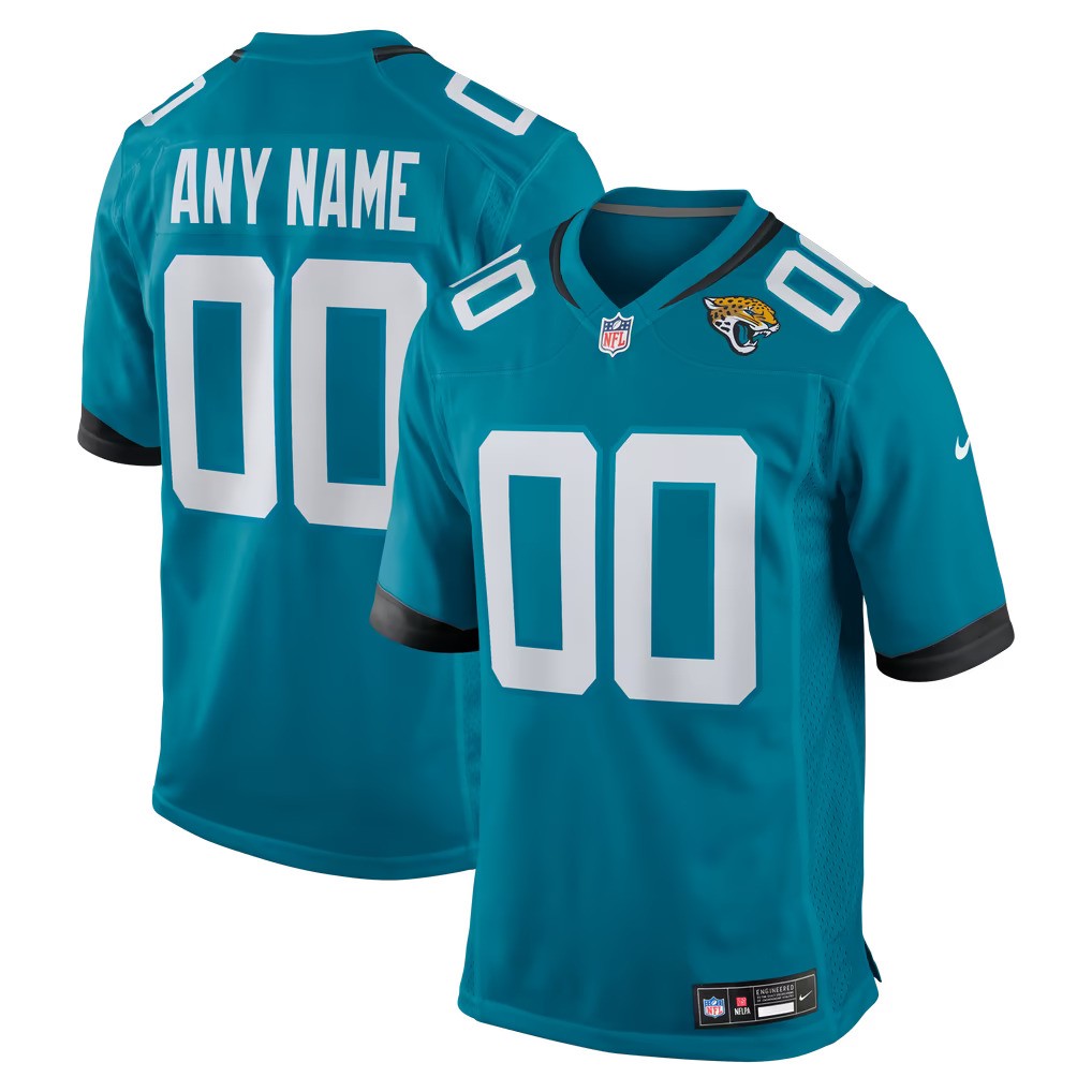 Jacksonville Jaguars Jersey Teal 1