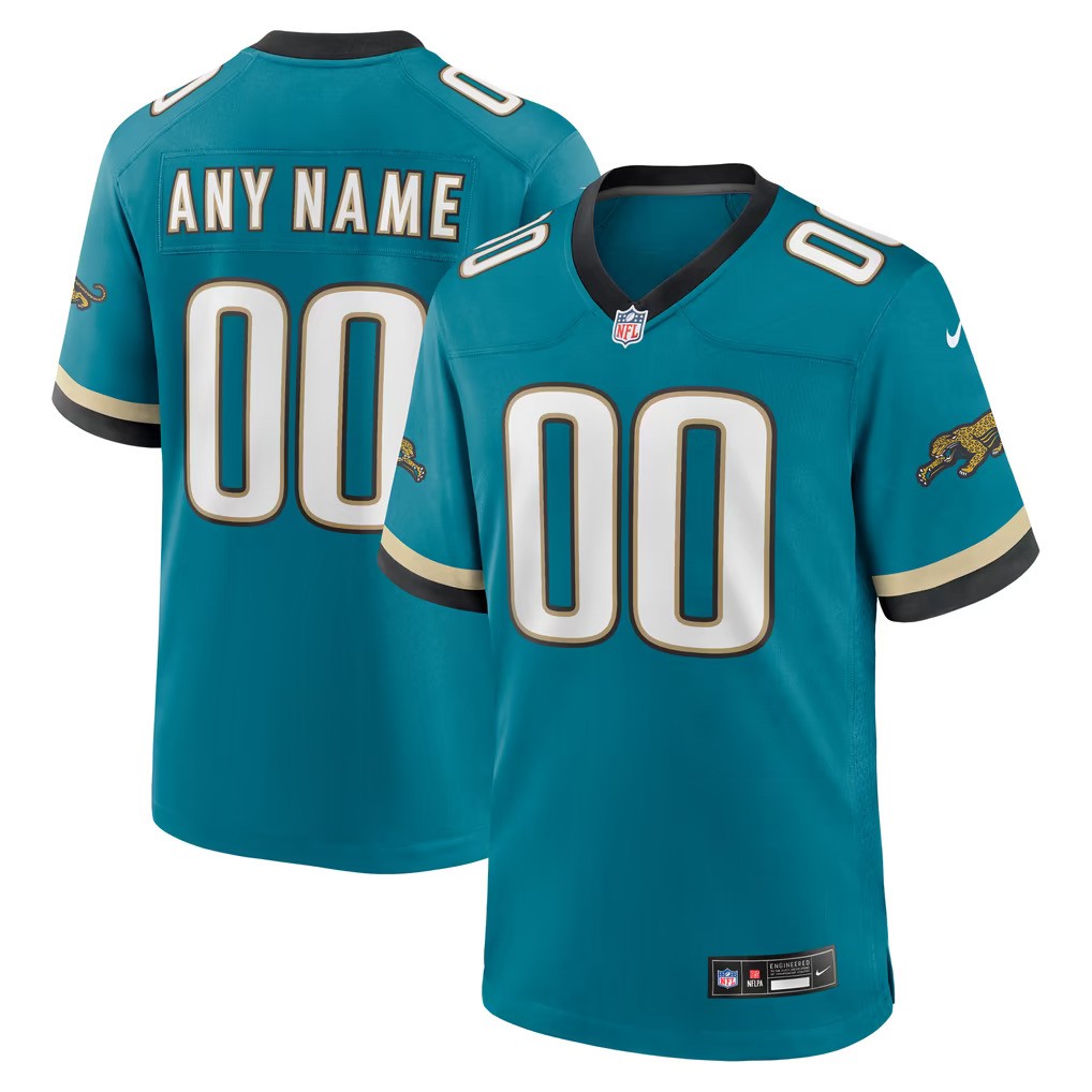 Jacksonville Jaguars Jersey Teal 2