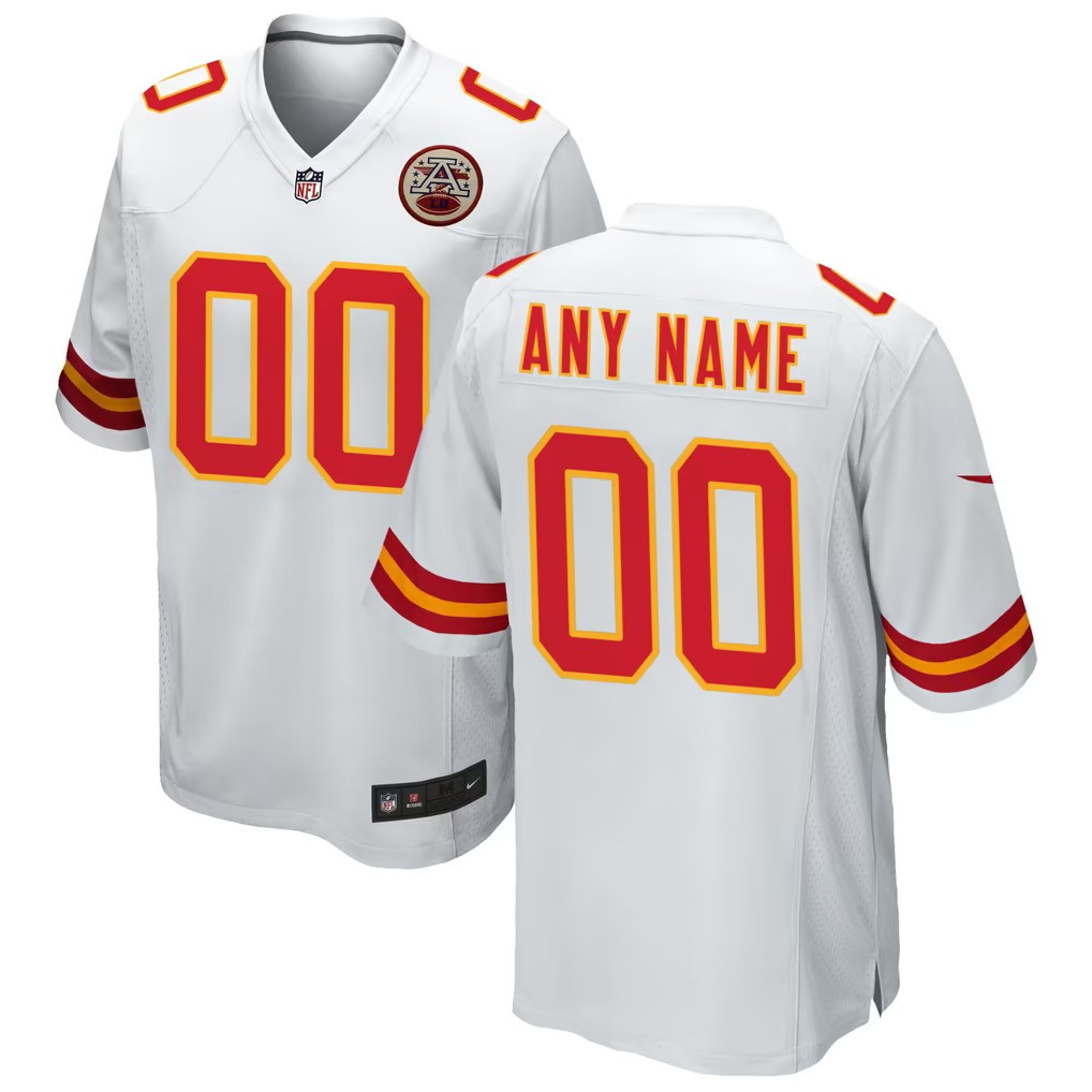 Kansas City Chiefs Jersey White 1
