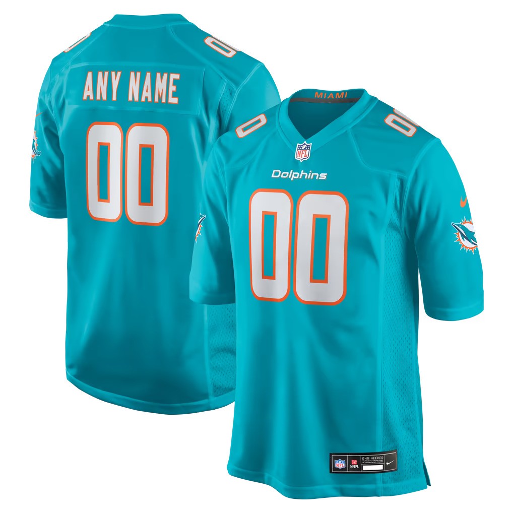 Miami Dolphins Jersey Aqua 1