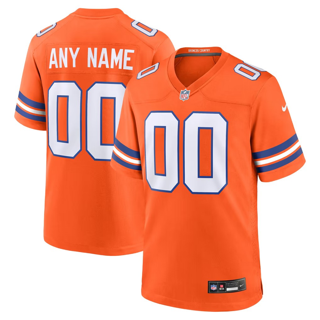 Denver Broncos Jersey Orange 1