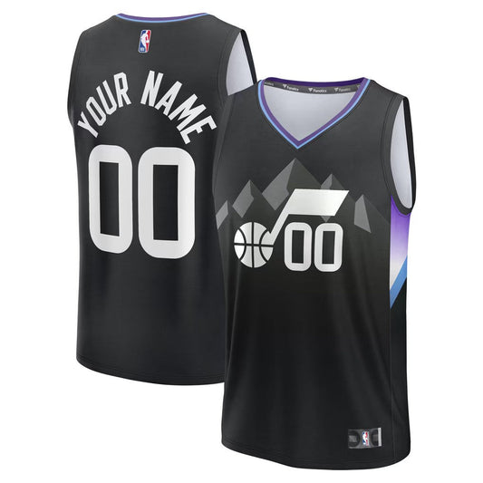 Utah Jazz Jersey Black 1