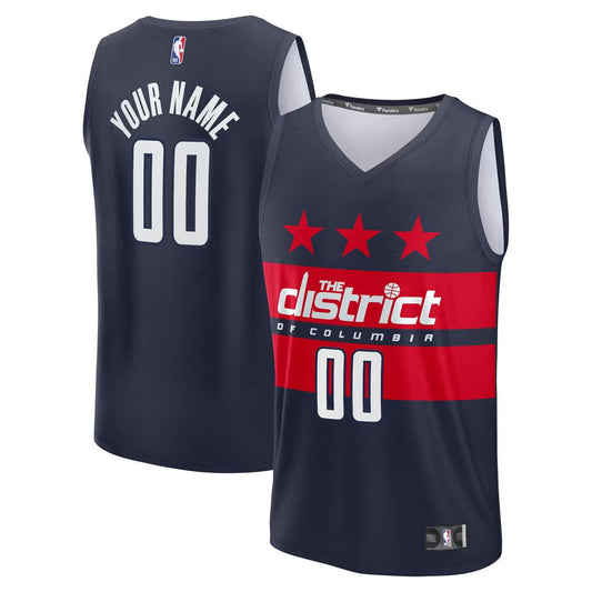 Washington Wizards Jersey Navy 1