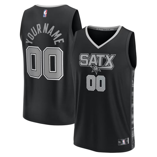 San Antonio Spurs Jersey Black 1